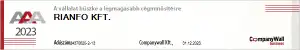 Companywall cégminősítés