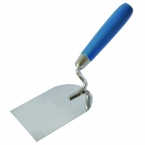 Gipsz- és burkolókanál fa nyéllel 100 mm BAUTOOL