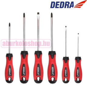 Dedra csavarhúzó készlet 6 db CrV acél