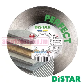 Distar Perfect gyémánttárcsa 125 x 1,5 x 25 mm