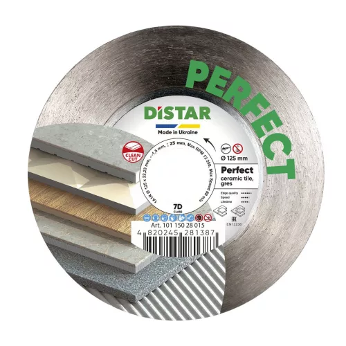 Distar Perfect gyémánttárcsa 125 x 1,5 x 25 mm