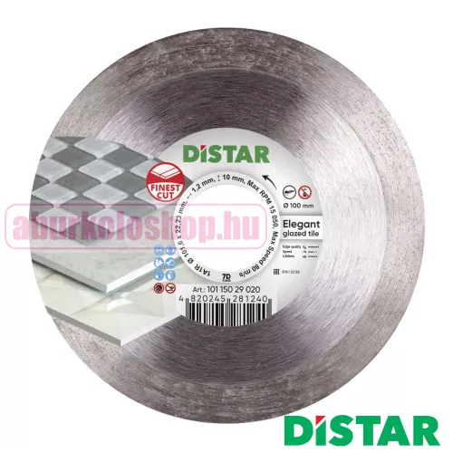 Distar Elegant gyémánttárcsa 100 x 1,2 x 10 mm
