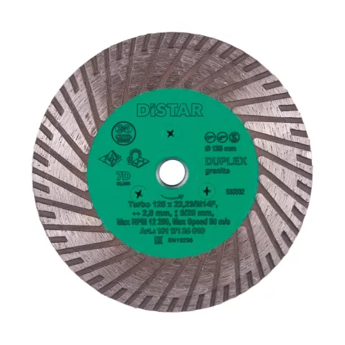 Distar Duplex M14F gyémánttárcsa 125 x 2,8 x 8 mm
