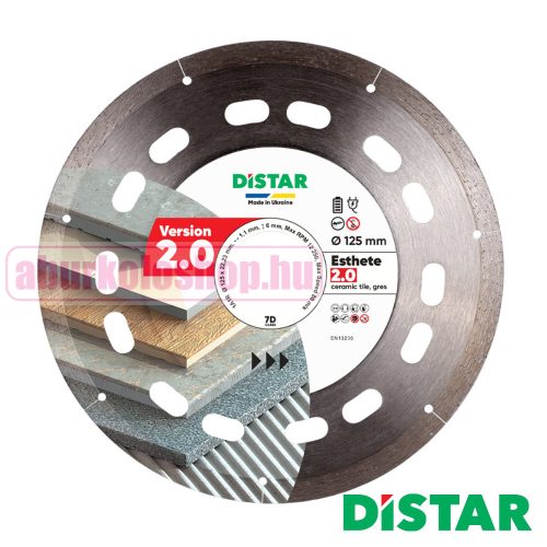 Distar Esthete 2.0 gyémánttárcsa 125 x 1,1 x 6 mm
