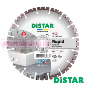 Distar Rapid Pro gyémánttárcsa 230 x 2,4 x 10 mm