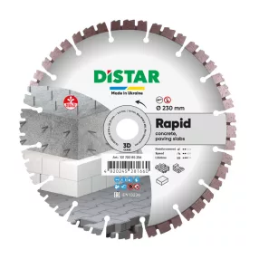 Distar Rapid Pro gyémánttárcsa 230 x 2,4 x 10 mm