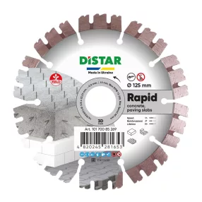 Distar Rapid Pro gyémánttárcsa 125 x 2,0 x 10 mm