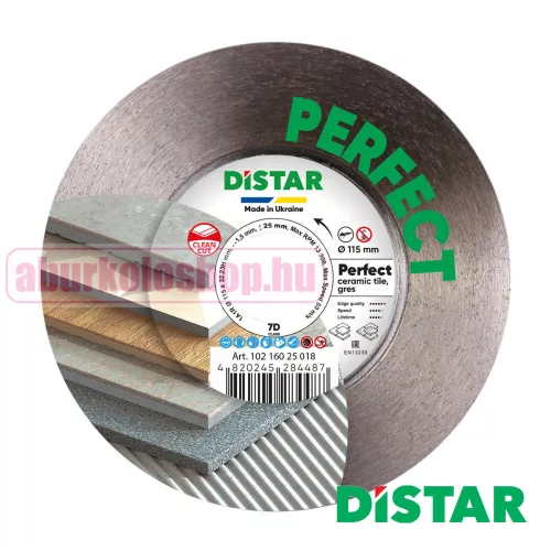 Distar Perfect gyémánttárcsa 115 x 1,5 x 25 mm