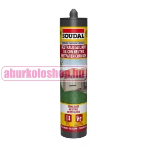 Soudal neutrális szilikon átlátszó 280 ml
