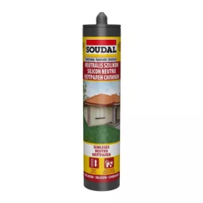 Soudal neutrális szilikon átlátszó 280 ml