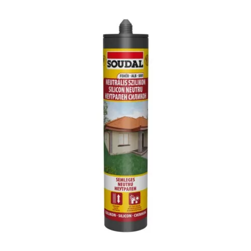 Soudal neutrális szilikon fehér 280 ml