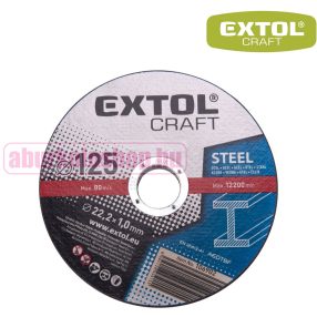 EXTOL acélvágó tárcsa 125 x 1,0 x 22,2