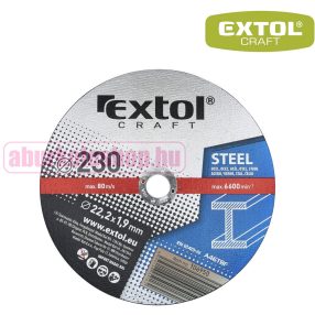 EXTOL acélvágó tárcsa 230 x 1,9 x 22,2