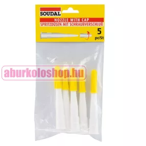 Soudal tartalék szilikoncsőr 5 db/cs
