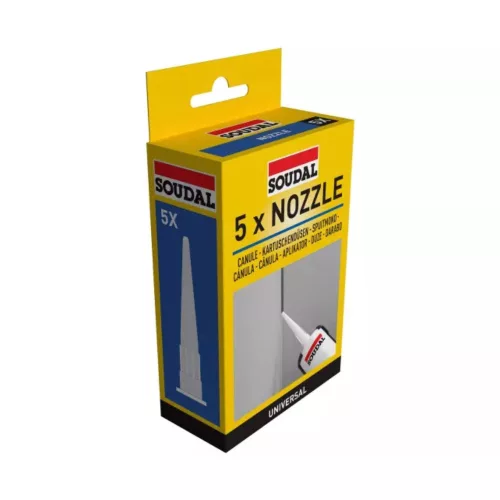 Soudal tartalék szilikoncsőr 5 db/cs