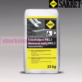 Sakret HM 2,5 falazóhabarcs 25 kg