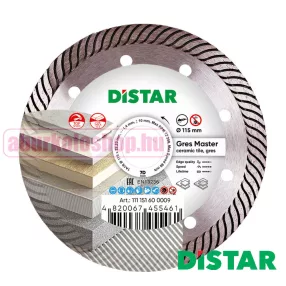 Distar Gres Master gyémánttárcsa 115 x 1,4 x 10 mm