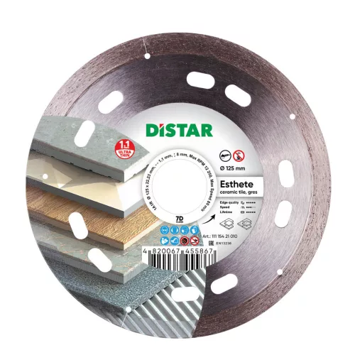 Distar Esthete gyémánttárcsa 125 x 1,1 x 8 mm