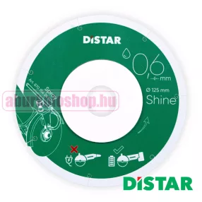 Distar Shine Ultra vékony gyémánttárcsa 125 x 0,6 x 6 mm
