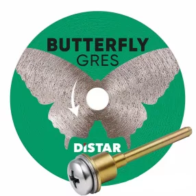   Distar Butterfly vágópenge kerámiához, rögzítőszárral 45 x 0,6 mm