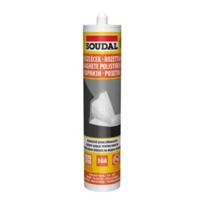   Soudal 50A diszperziós szerelőragasztó (díszléc, stukkó) 280 ml