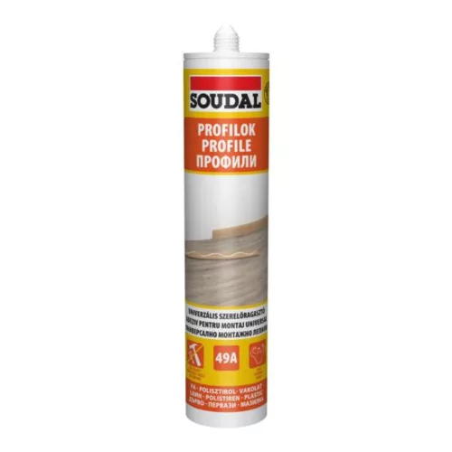 Soudal 49A kaucsuk bázisú szerelőragasztó 280 ml