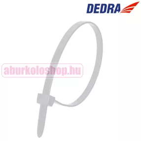 DEDRA kábelkötegelő 4,8x370mm fehér 100db
