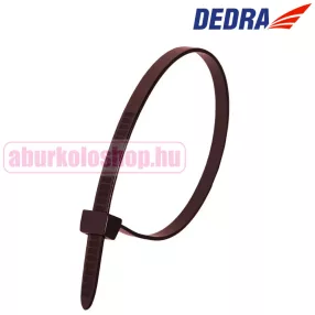 DEDRA kábelkötegelő 7,6x370mm barna 100db