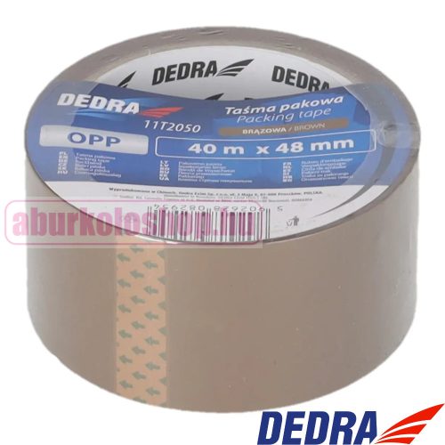 Dedra barna csomagolószalag 48 mm x 40 m