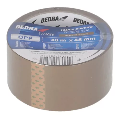 DEDRA barna csomagolószalag 48 mm x 40 m