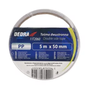 DEDRA kétoldalas ragasztószalag 50mm x 5m