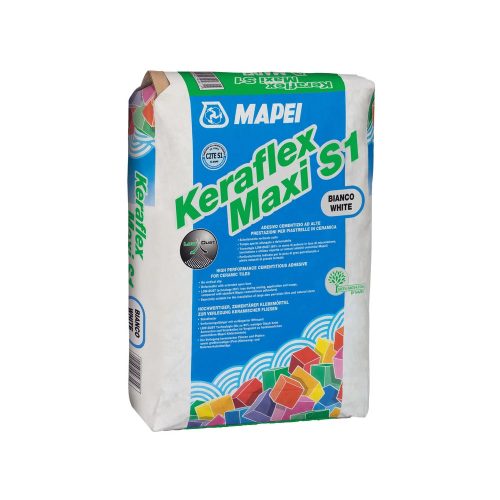 Mapei Keraflex Maxi S1 Zero Flexibilis ragasztó 23kg, fehér