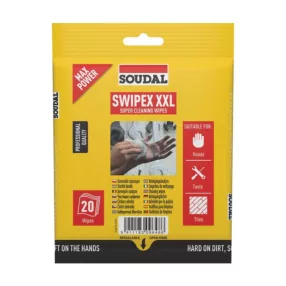 Soudal Swipex ipari tisztítókendő  20 db/csomag