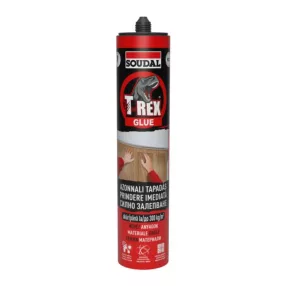   Soudal T-REX RED szálerősített ragasztó azonnali tapadás 380 g
