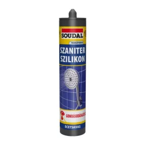 Soudal szaniter szilikon átlátszó 280 ml