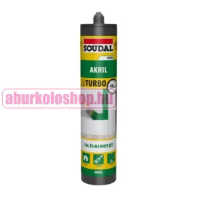 Soudal Turbo fehér akril tömítő 280 ml