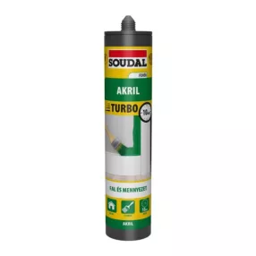 Soudal Turbo fehér akril tömítő 280 ml