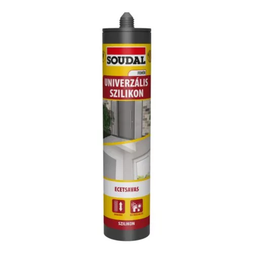 Soudal univerzális ecetsavas szilikon, fehér 280 ml
