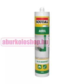 Soudal fehér akril tömítő 280 ml