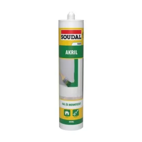 Soudal fehér akril tömítő 280 ml