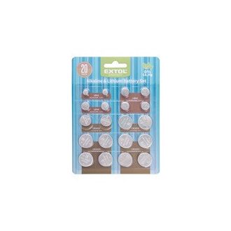 Gombelem 1,5V és 3V lítium Extol