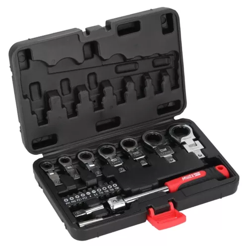 DEDRA racsnis sarokkulcs készlet 6-19mm 20db