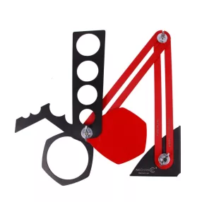   Mechanic TileTEMPLATE burkolólap jelölő sablon furatok és kivágások jelöléséhez