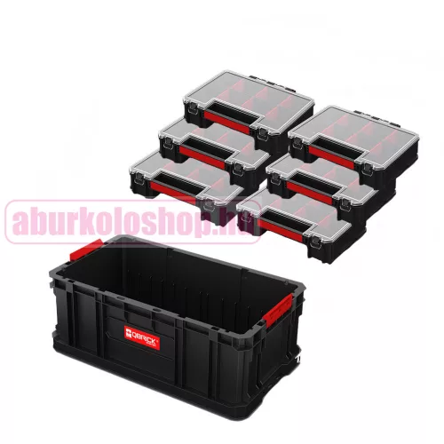 QBRICK SYSTEM TWO FLEX szerszámosláda szett Organizer Multi tárolókkal