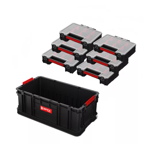 QBRICK SYSTEM TWO FLEX szerszámosláda szett Organizer Multi tárolókkal