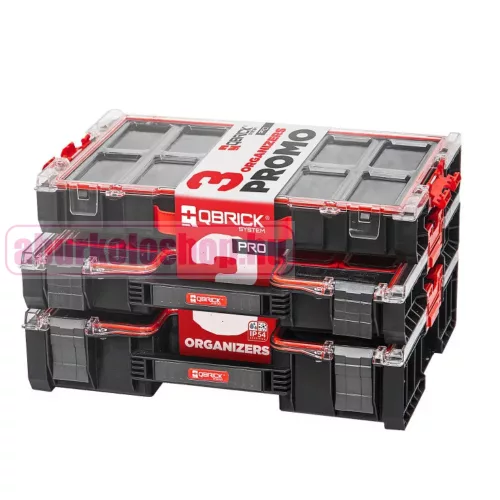 QBRICK SYSTEM PRO Organizer készlet 100(szivacsbetéttel) + 200 + 300 