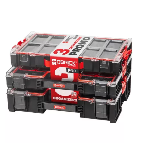 QBRICK SYSTEM PRO Organizer készlet 100(szivacsbetéttel) + 200 + 300 