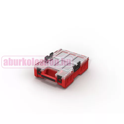 QBRICK SYSTEM ONE Organizer M Plus 2.0 szivacsbetétes rendszerező Red Ultra HD