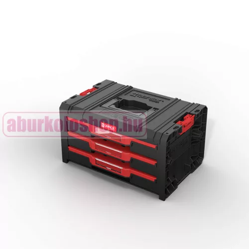 QBRICK SYSTEM PRO Drawer 3 Toolbox 2.0 Basic fiókos szerszámosláda