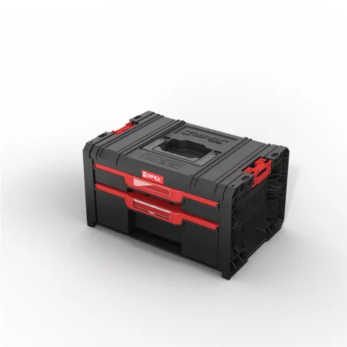 QBRICK SYSTEM PRO Drawer 2 Toolbox 2.0 Basic fiókos szerszámosláda